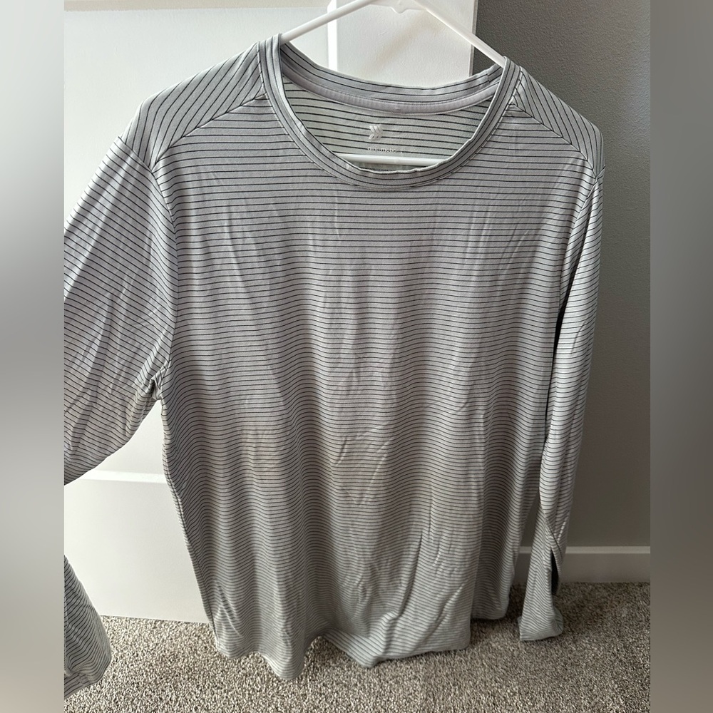 All in Motion Striped Long Sleeve Shirt